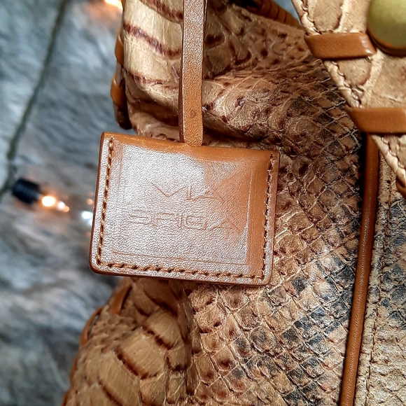 Via Spiga Python Handbag 14x11x4 - Picture 3 of 10